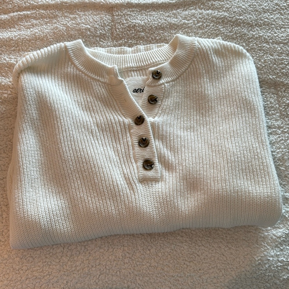 Aerie White/Cream Sweater